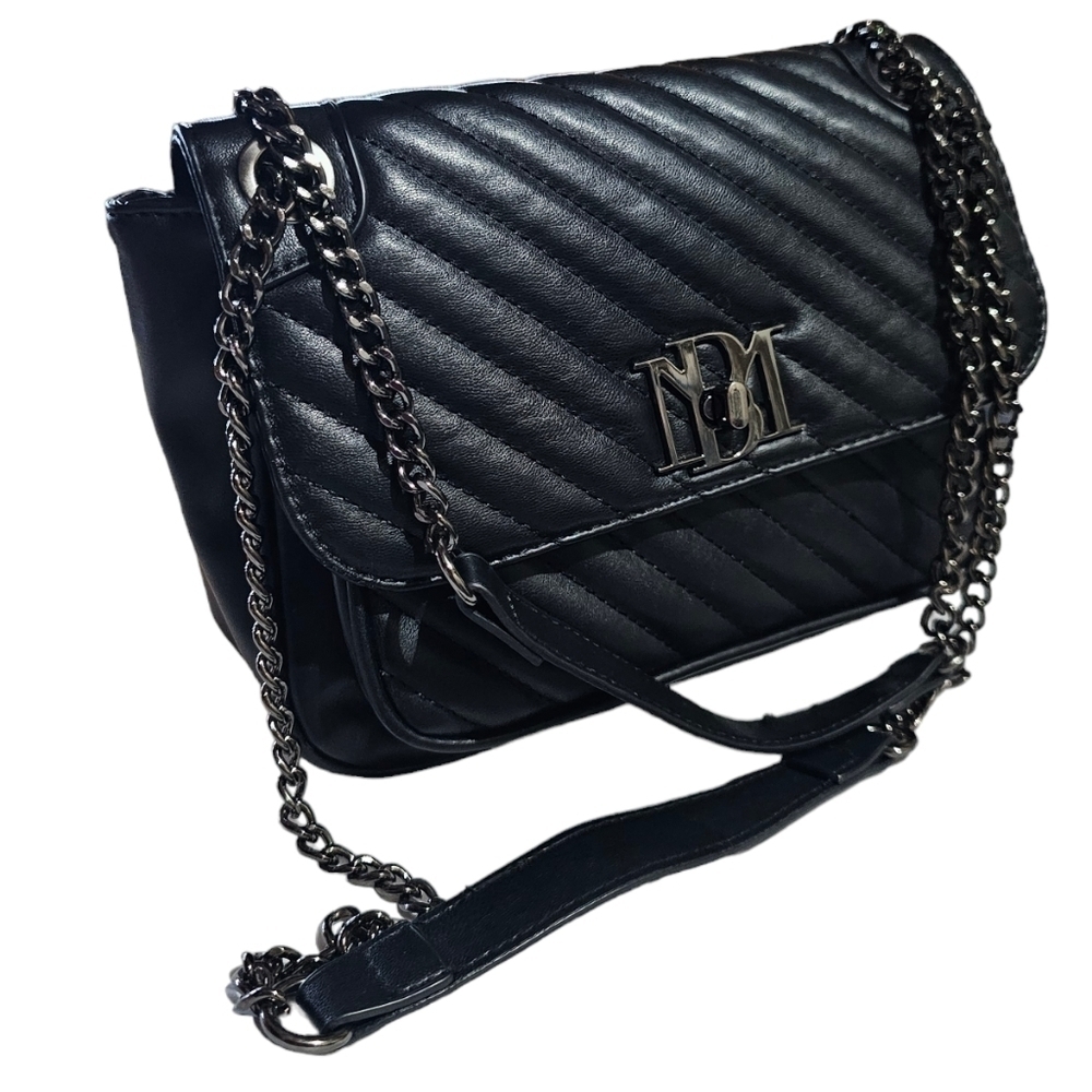 BADGLEY MISCHKA Diagonal Quilt Convertible Crossbody Bag NWOT - Picture 4 of 9